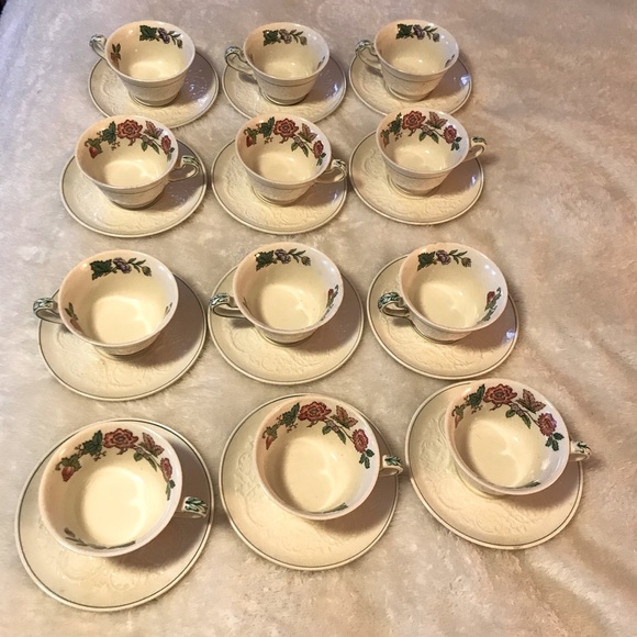 Wedgwood Patrician Tapestry cup & saucer - Picture 3 of 6